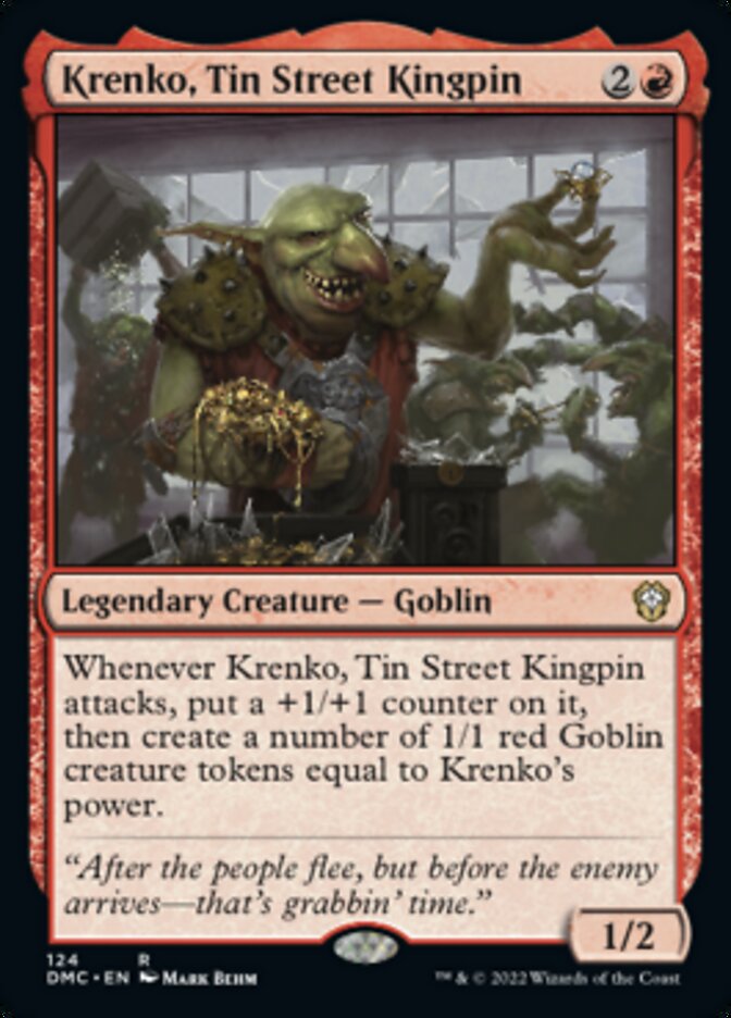 Krenko, Tin Street Kingpin [Dominaria United Commander] | Gear Gaming Bentonville