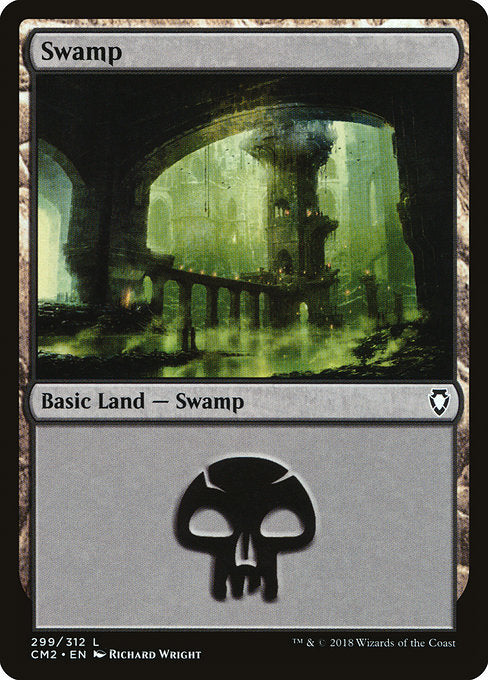 Swamp (299) [Commander Anthology Volume II] | Gear Gaming Bentonville