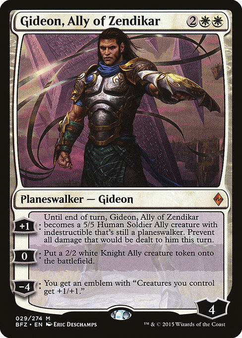 Gideon, Ally of Zendikar [Battle for Zendikar] | Gear Gaming Bentonville