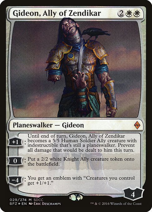 Gideon, Ally of Zendikar SDCC 2016 EXCLUSIVE [Media Promos] | Gear Gaming Bentonville