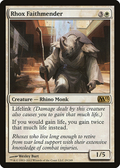 Rhox Faithmender [Magic 2013 (M13)] | Gear Gaming Bentonville