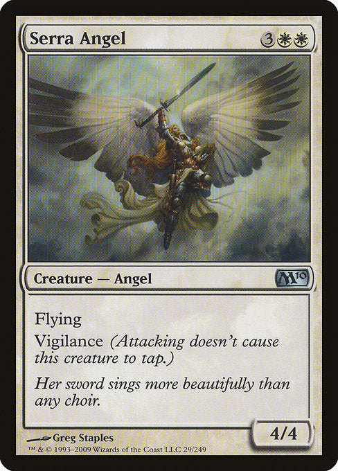 Serra Angel [Magic 2010 (M10)] | Gear Gaming Bentonville