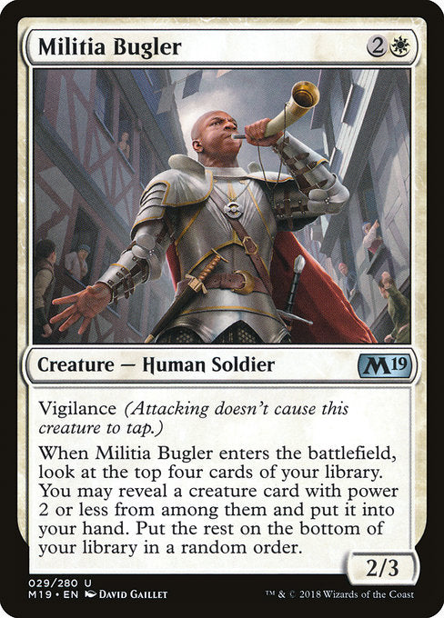 Militia Bugler [Core Set 2019] | Gear Gaming Bentonville