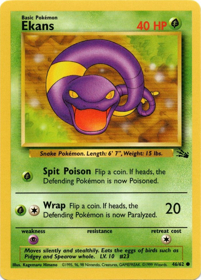 Ekans (46/62) [Fossil Unlimited] | Gear Gaming Bentonville