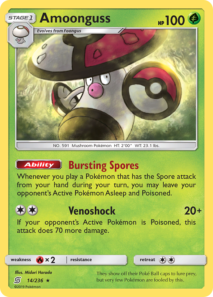 Amoonguss (14/236) [Sun & Moon: Unified Minds] | Gear Gaming Bentonville