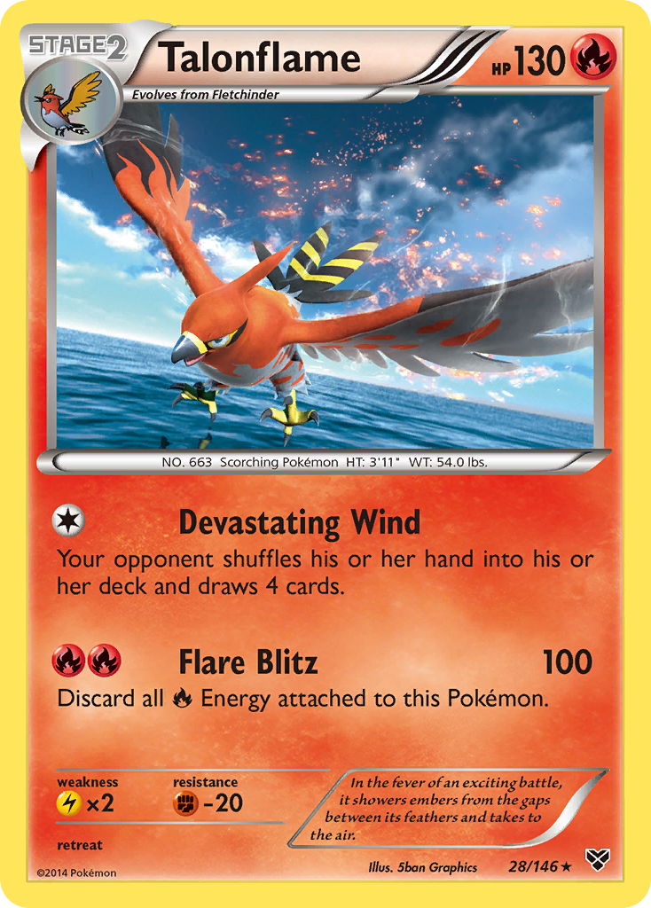 Talonflame (28/146) [XY: Base Set] | Gear Gaming Bentonville