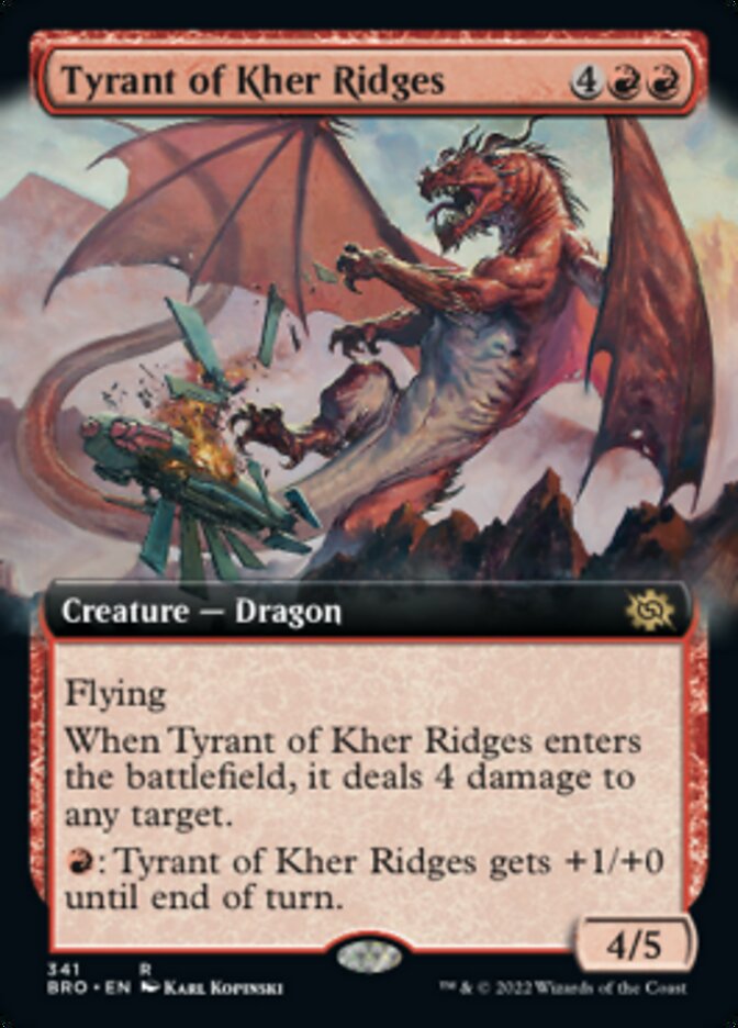 Tyrant of Kher Ridges (Extended Art) [The Brothers' War] | Gear Gaming Bentonville