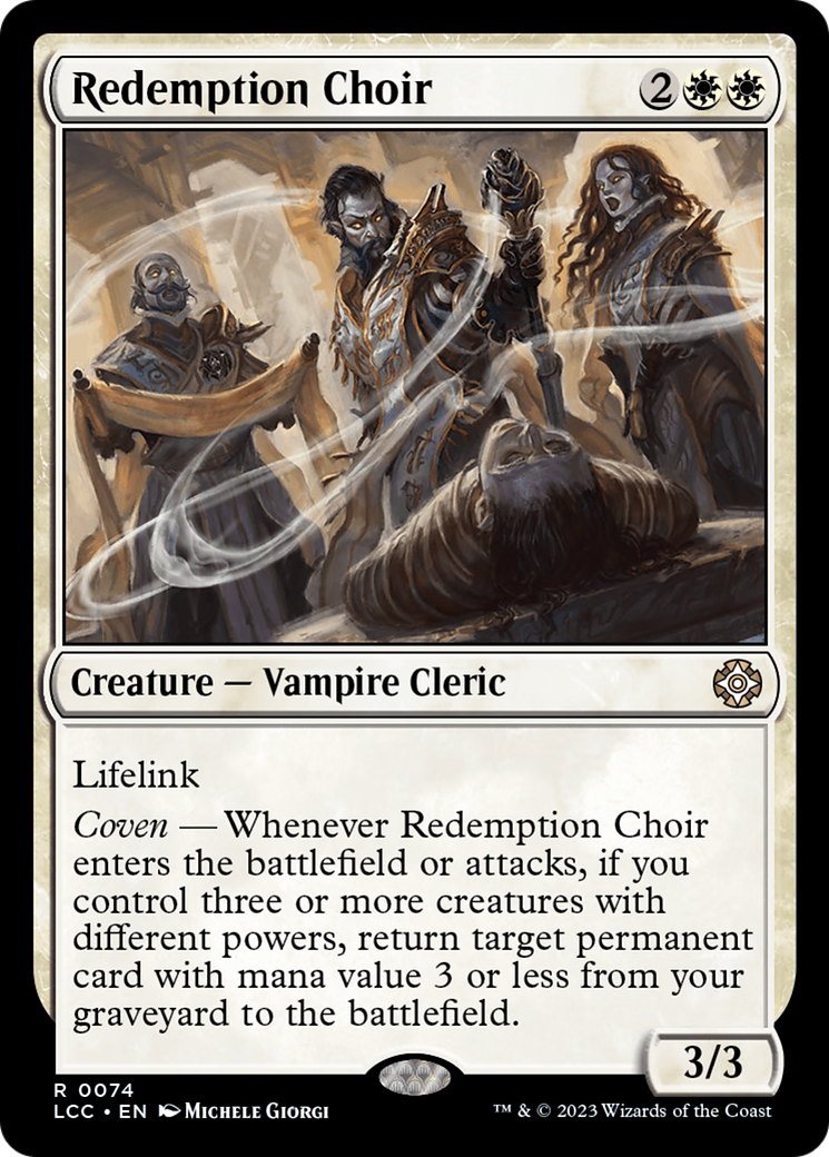 Redemption Choir [The Lost Caverns of Ixalan Commander] | Gear Gaming Bentonville