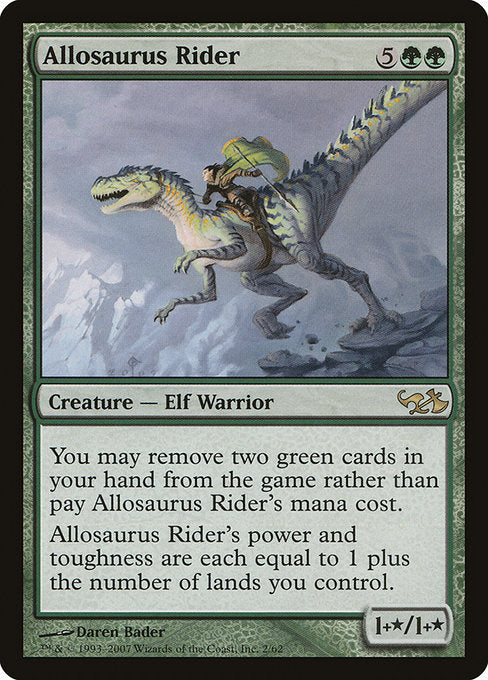 Allosaurus Rider [Duel Decks: Elves vs. Goblins] | Gear Gaming Bentonville