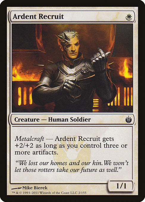 Ardent Recruit [Mirrodin Besieged] | Gear Gaming Bentonville