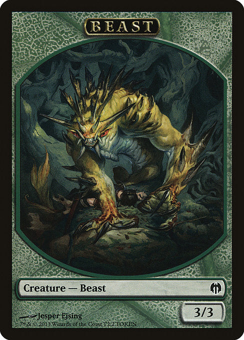 Beast Token [Duel Decks: Heroes vs. Monsters] | Gear Gaming Bentonville