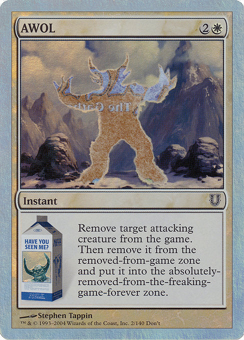 AWOL (Alternate Foil) [Unhinged] | Gear Gaming Bentonville