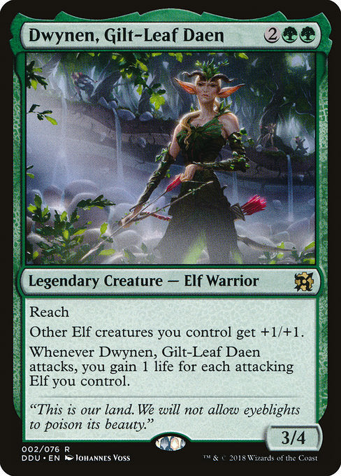 Dwynen, Gilt-Leaf Daen [Duel Decks: Elves vs. Inventors] | Gear Gaming Bentonville