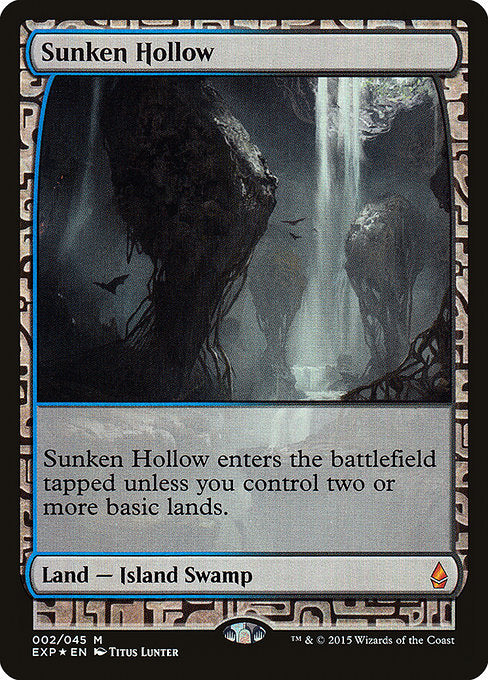 Sunken Hollow [Zendikar Expeditions] | Gear Gaming Bentonville