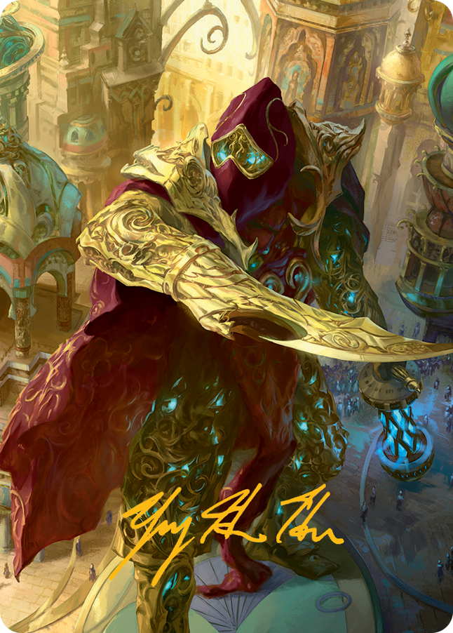 Baral, Chief of Compliance Art Card (Gold-Stamped Signature) [March of the Machine Art Series] | Gear Gaming Bentonville