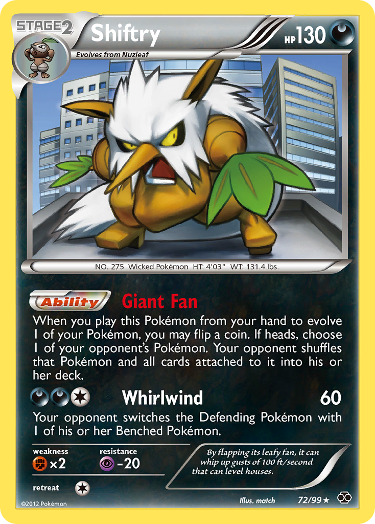 Shiftry (72/99) [Black & White: Next Destinies] | Gear Gaming Bentonville