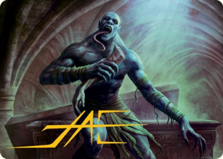 Ghoul Art Card (Gold-Stamped Signature) [Dungeons & Dragons: Adventures in the Forgotten Realms Art Series] | Gear Gaming Bentonville