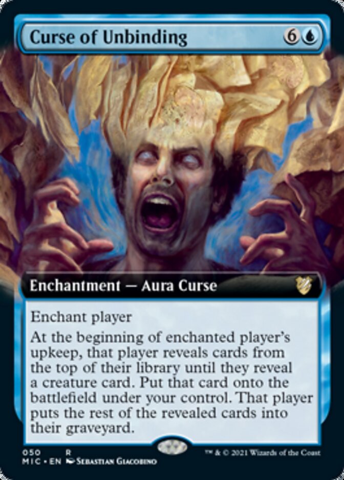 Curse of Unbinding (Extended) [Innistrad: Midnight Hunt Commander] | Gear Gaming Bentonville