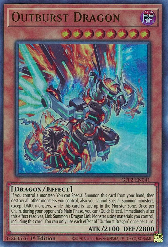 Outburst Dragon [GFP2-EN041] Ultra Rare | Gear Gaming Bentonville