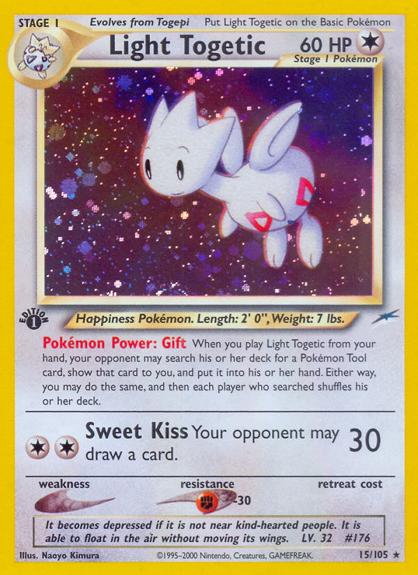 Light Togetic (15/105) [Neo Destiny 1st Edition] | Gear Gaming Bentonville