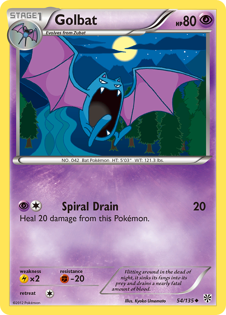 Golbat (54/135) [Black & White: Plasma Storm] | Gear Gaming Bentonville