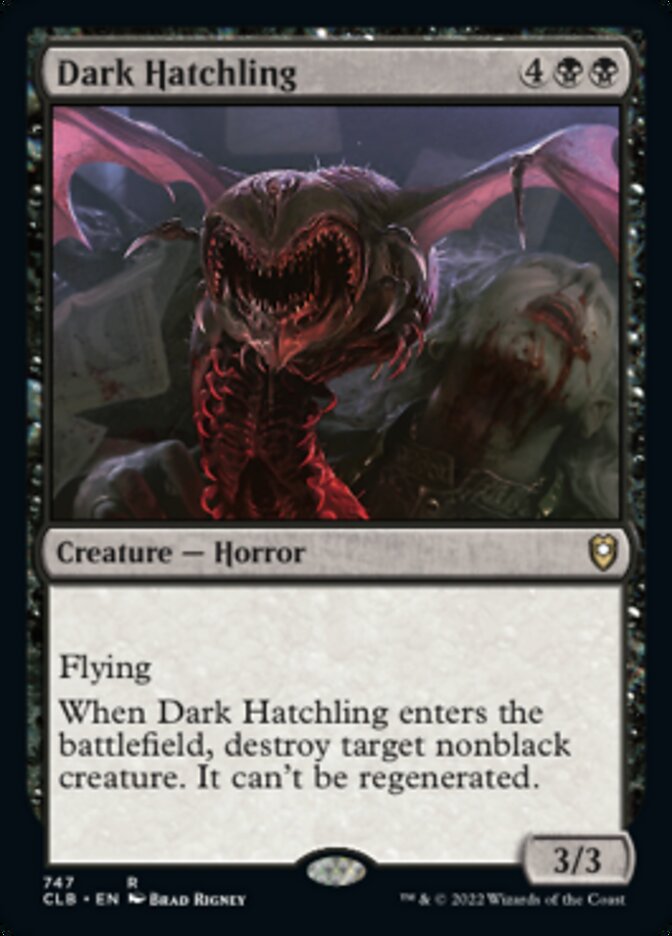 Dark Hatchling [Commander Legends: Battle for Baldur's Gate] | Gear Gaming Bentonville