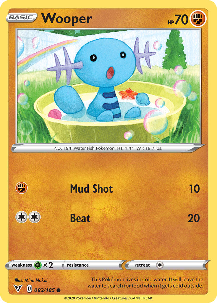 Wooper (083/185) [Sword & Shield: Vivid Voltage] | Gear Gaming Bentonville