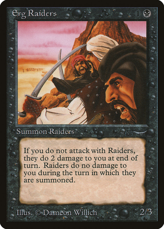 Erg Raiders (Dark Mana Cost) [Arabian Nights] | Gear Gaming Bentonville