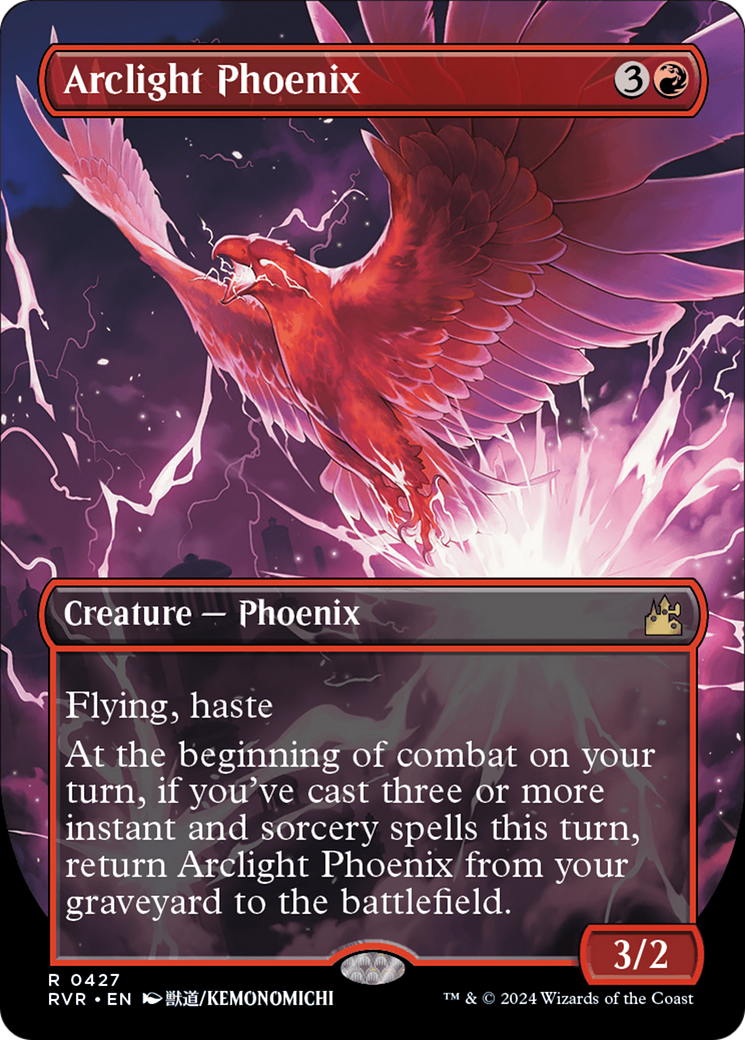 Arclight Phoenix (Anime Borderless) [Ravnica Remastered] | Gear Gaming Bentonville