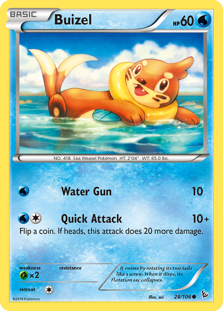 Buizel (28/106) [XY: Flashfire] | Gear Gaming Bentonville