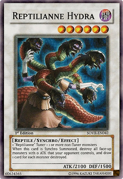 Reptilianne Hydra [SOVR-EN042] Super Rare | Gear Gaming Bentonville