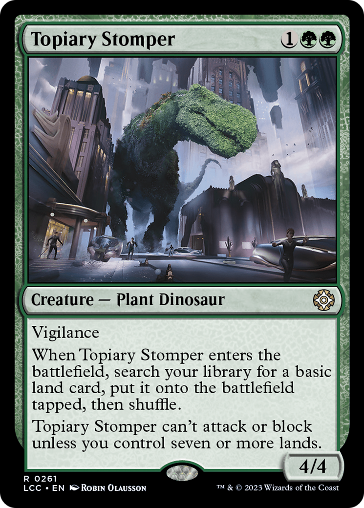 Topiary Stomper [The Lost Caverns of Ixalan Commander] | Gear Gaming Bentonville