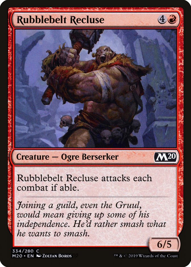 Rubblebelt Recluse [Core Set 2020] | Gear Gaming Bentonville