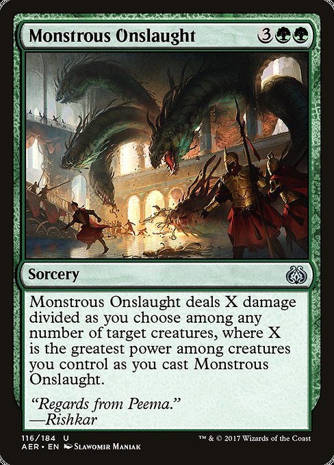 Monstrous Onslaught [Aether Revolt] | Gear Gaming Bentonville