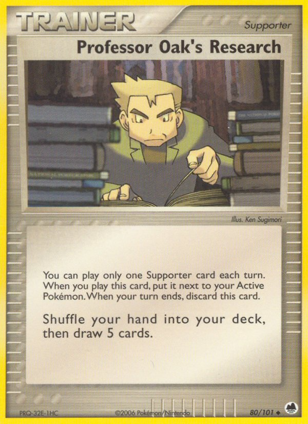 Professor Oak's Research (80/101) [EX: Dragon Frontiers] | Gear Gaming Bentonville