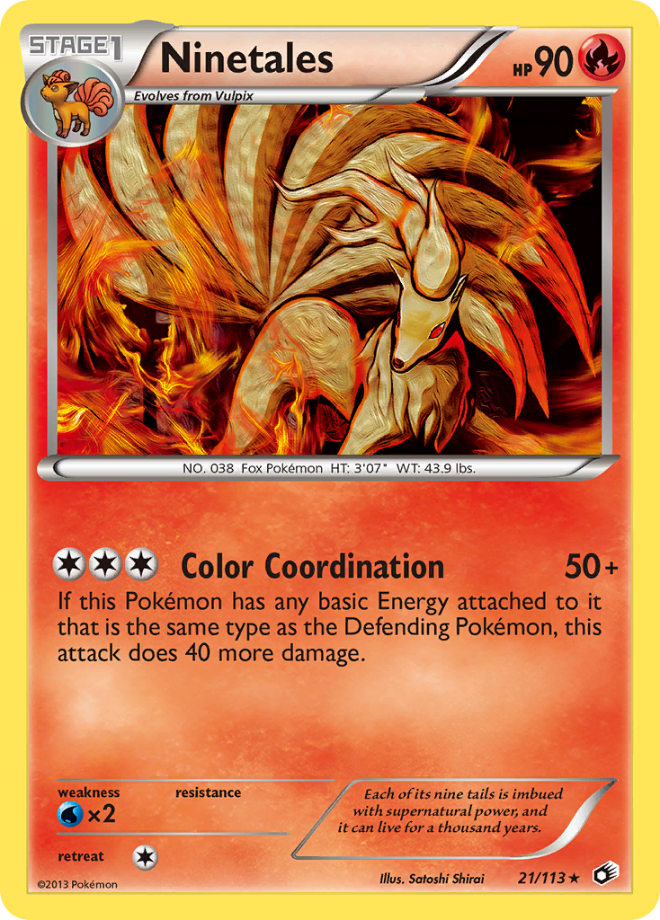 Ninetales (21/113) [Black & White: Legendary Treasures] | Gear Gaming Bentonville