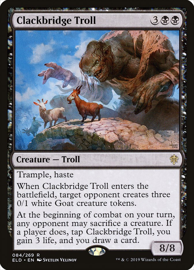 Clackbridge Troll [Throne of Eldraine] | Gear Gaming Bentonville