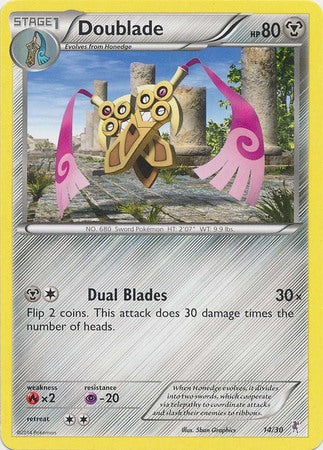 Doublade (14/30) [XY: Trainer Kit 1 - Bisharp] | Gear Gaming Bentonville