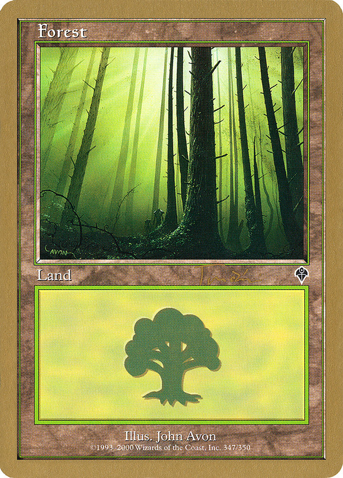 Forest (jt347) (Jan Tomcani) [World Championship Decks 2001] | Gear Gaming Bentonville