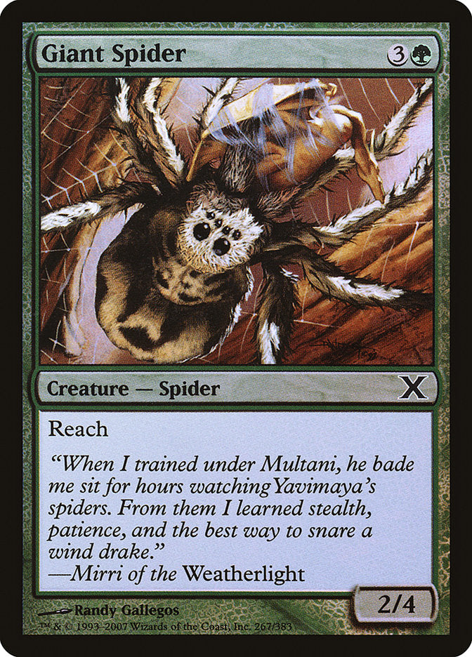 Giant Spider (Premium Foil) [Tenth Edition] | Gear Gaming Bentonville