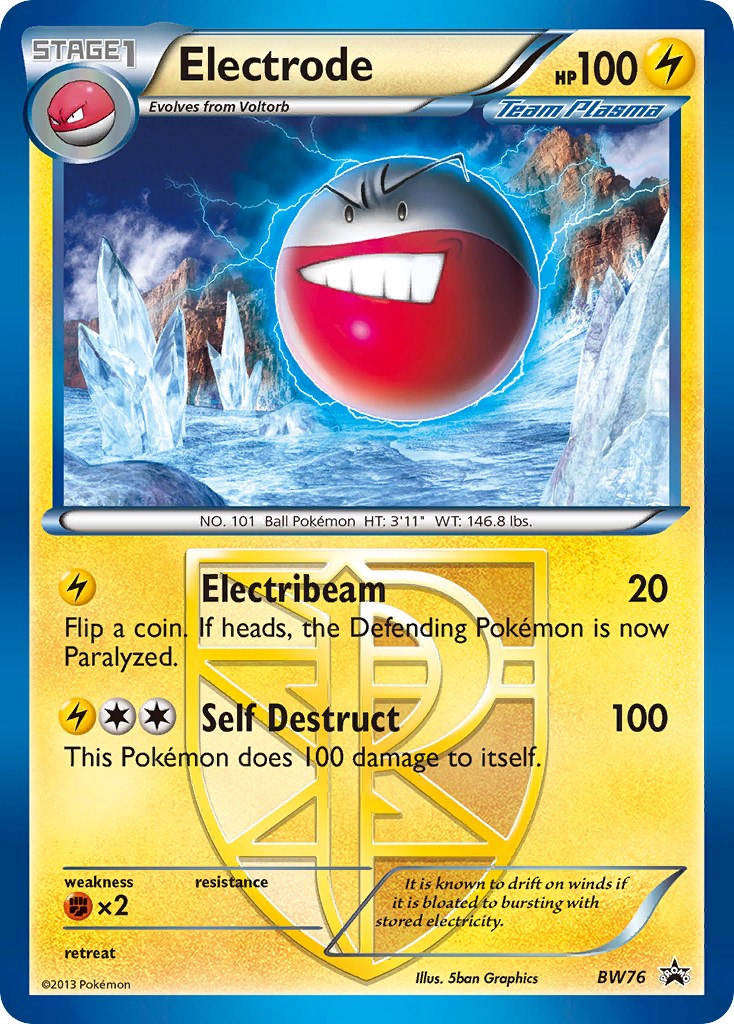 Electrode (BW76) [Black & White: Black Star Promos] | Gear Gaming Bentonville