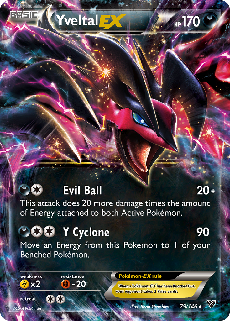 Yveltal EX (79/146) [XY: Base Set] | Gear Gaming Bentonville