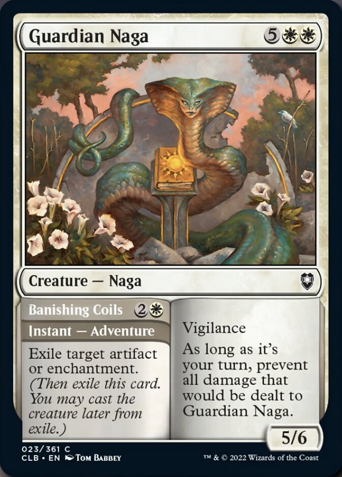 Guardian Naga // Banishing Coils [Commander Legends: Battle for Baldur's Gate] | Gear Gaming Bentonville