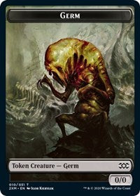 Germ // Human Soldier Double-sided Token [Double Masters Tokens] | Gear Gaming Bentonville