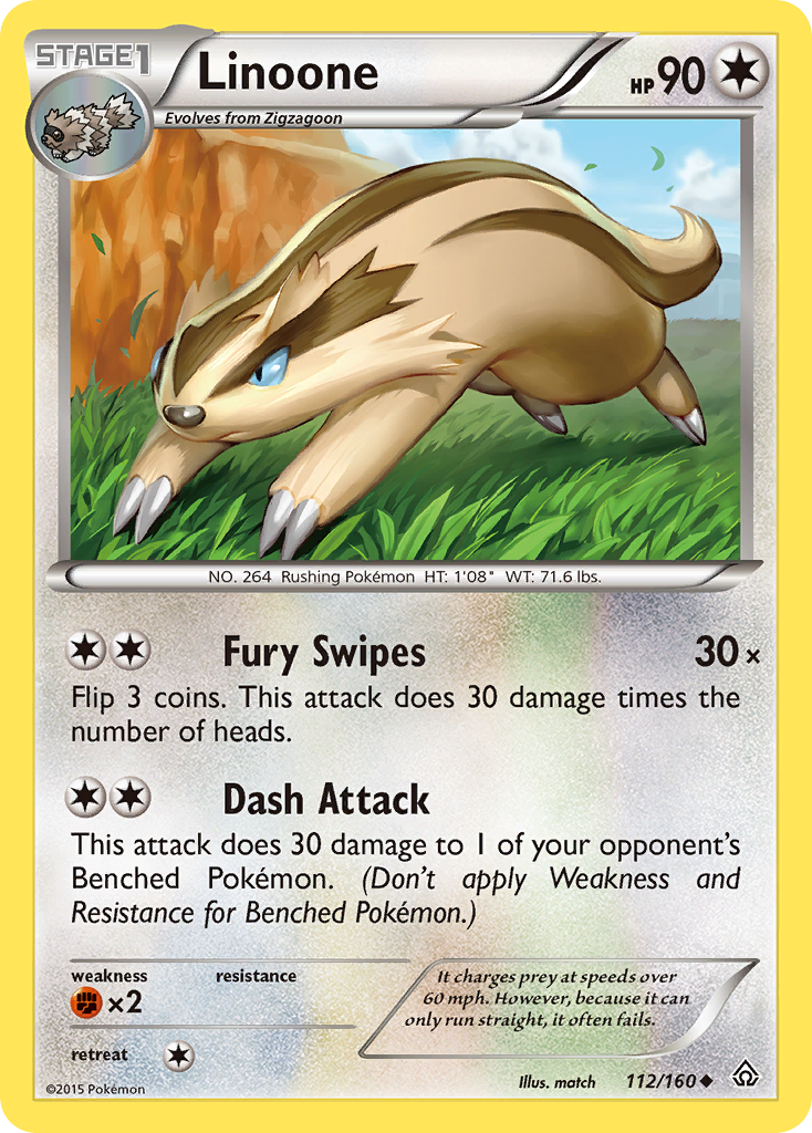 Linoone (112/160) [XY: Primal Clash] | Gear Gaming Bentonville