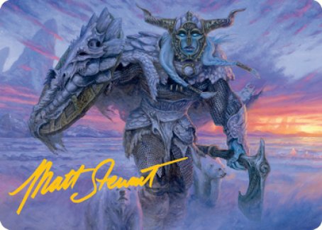 Frost Giant Art Card (Gold-Stamped Signature) [Dungeons & Dragons: Adventures in the Forgotten Realms Art Series] | Gear Gaming Bentonville