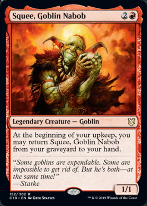 Squee, Goblin Nabob [Commander 2019] | Gear Gaming Bentonville