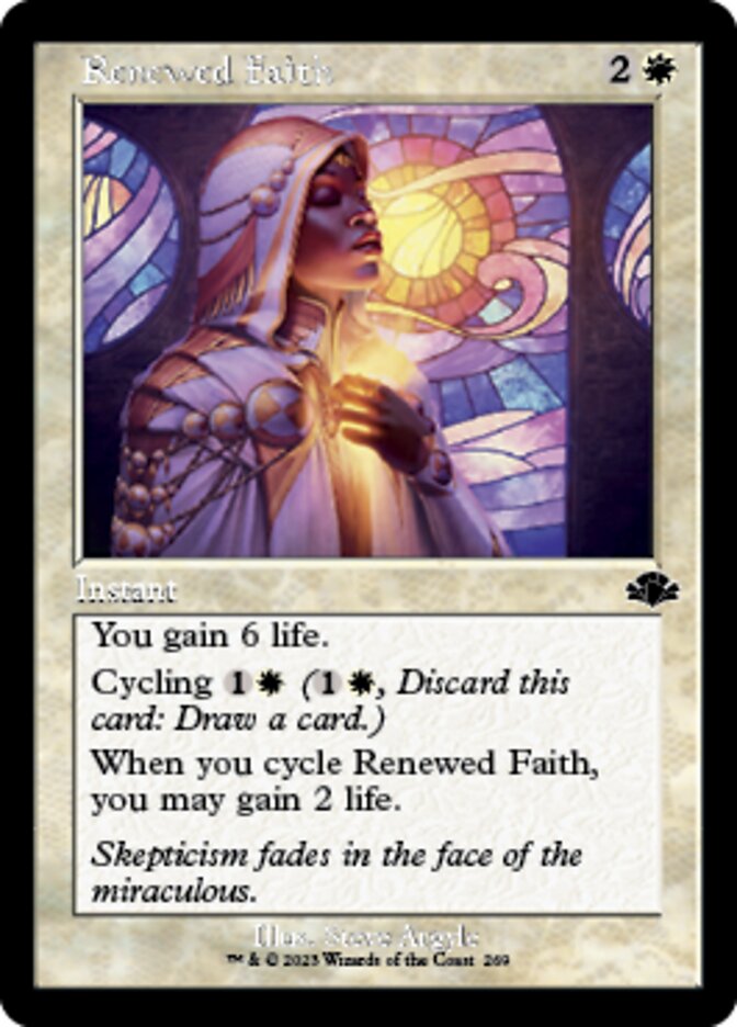 Renewed Faith (Retro) [Dominaria Remastered] | Gear Gaming Bentonville