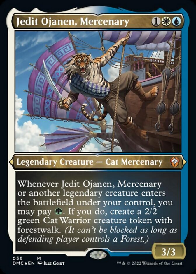 Jedit Ojanen, Mercenary (Foil Etched) [Dominaria United Commander] | Gear Gaming Bentonville