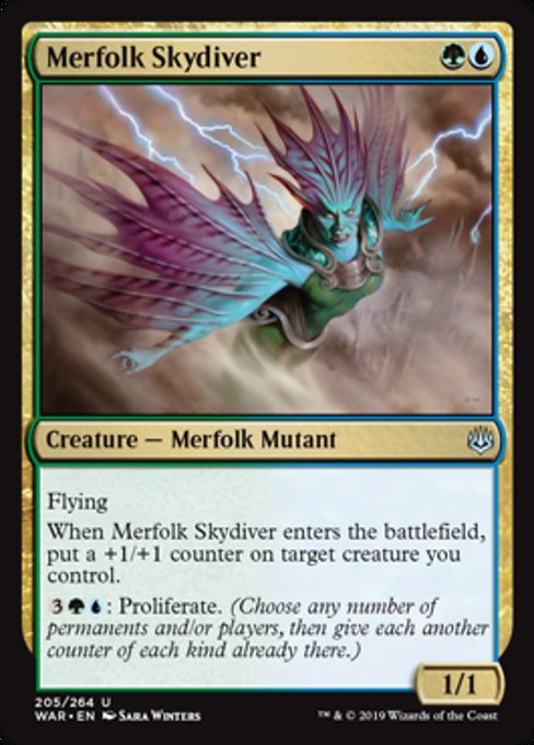 Merfolk Skydiver [War of the Spark] | Gear Gaming Bentonville